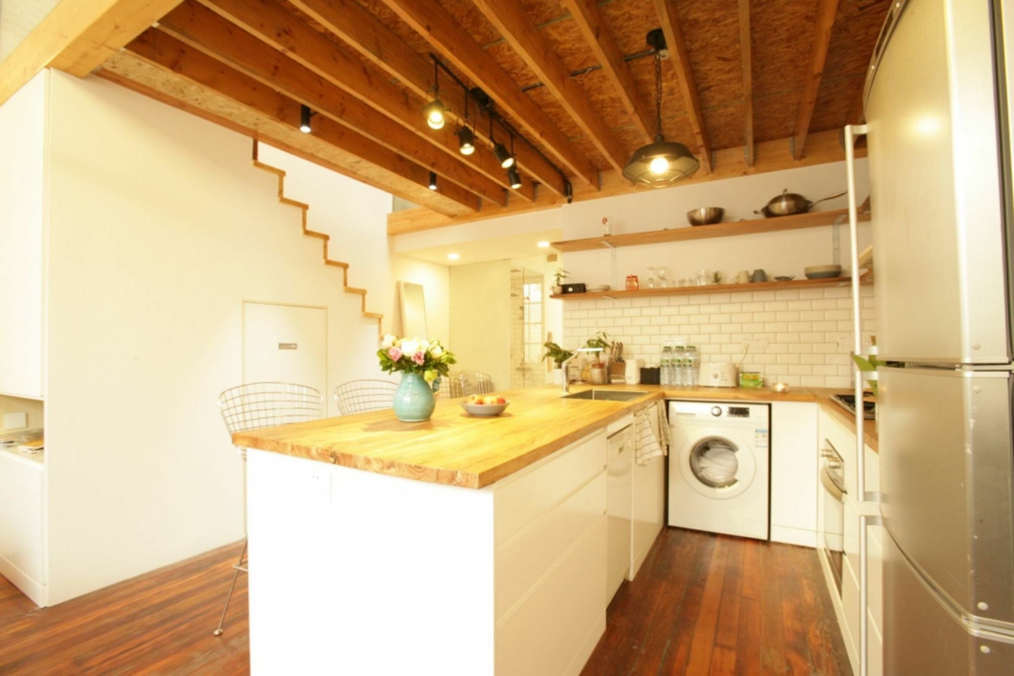 Fx78 Loft & Terrace Apartment Shanghai Bagian luar foto